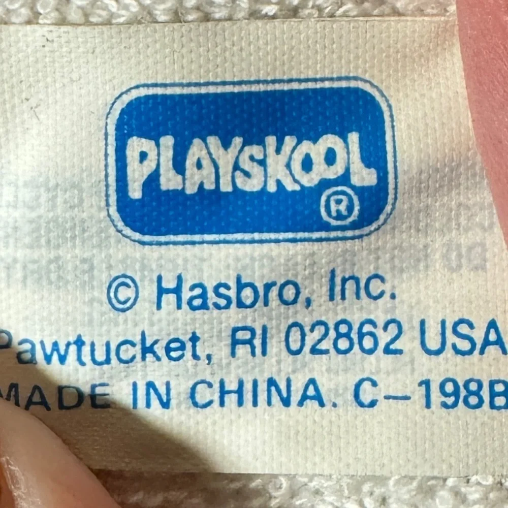Vintage Colorful Playskool Baby Bib